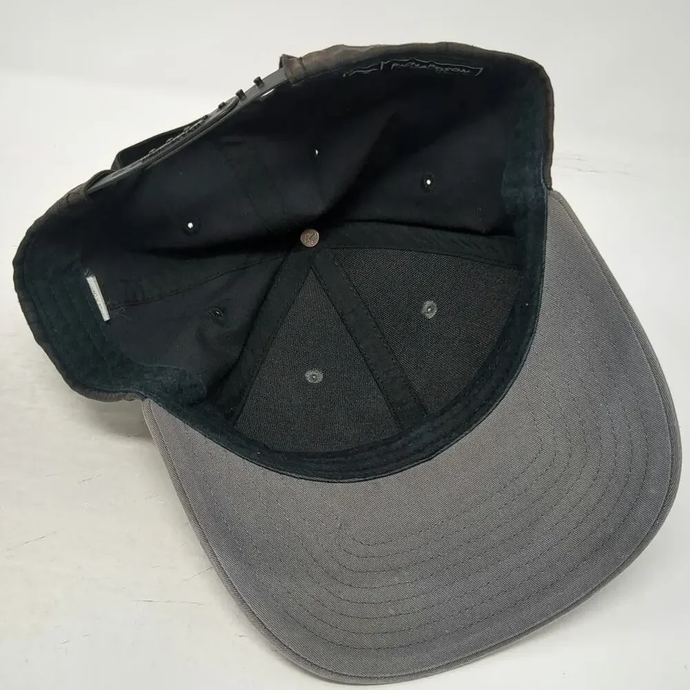 Richardson Snapback Hat Gray One Size Experience More Hiking Mountain Patch